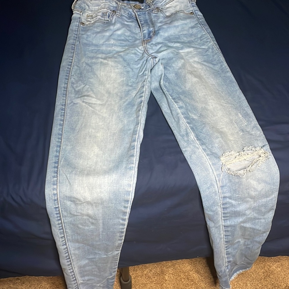 Aeropostale; High Waisted Ankle Jeggings